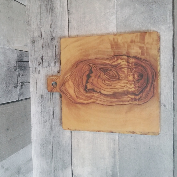 American METALCRAFT Inc. Faux Olive Wood Square Serving Platter Melamine NWT - Picture 2 of 9